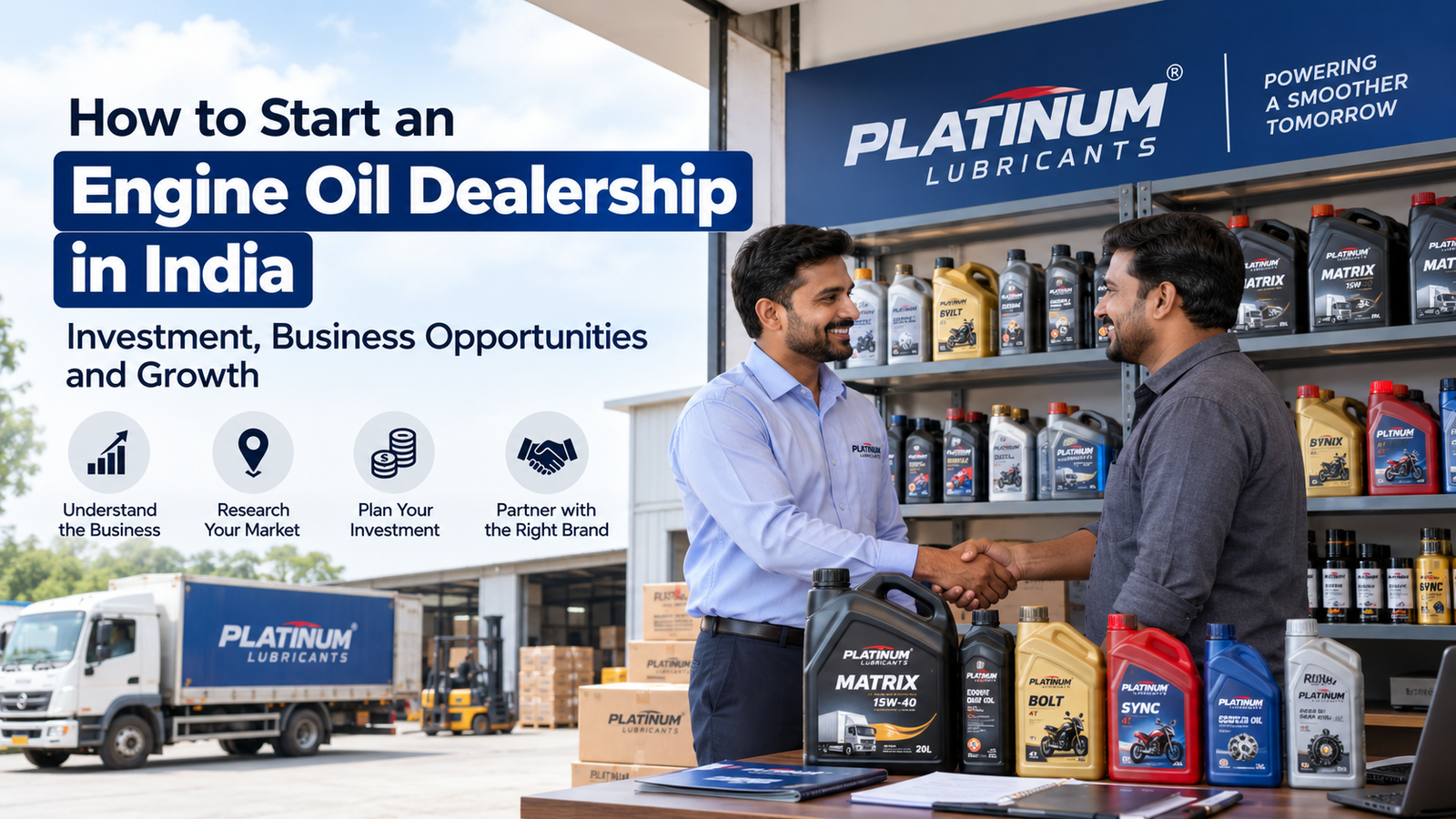 How to Start an Engine Oil Dealership in India: Investment, Business Opportunities and Growth